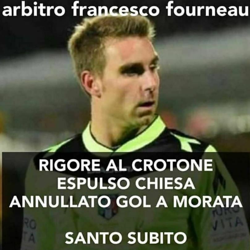 arbitro crotone juve fourneau