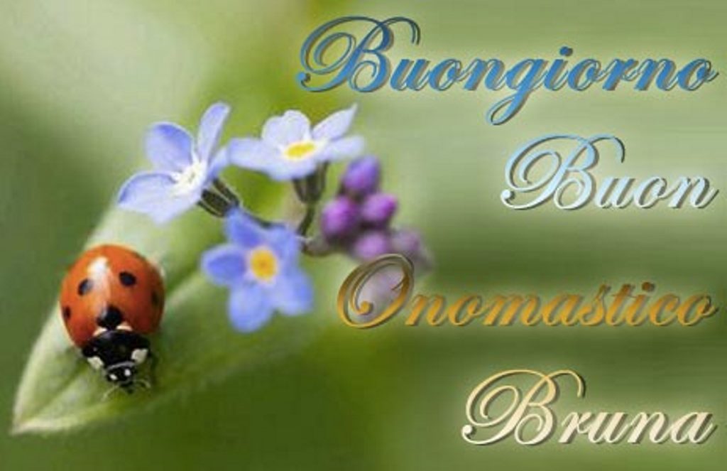 buon onomastico bruna