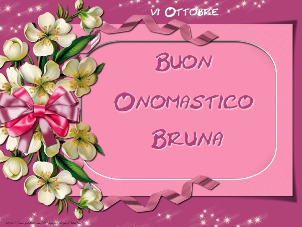 buon onomastico bruna