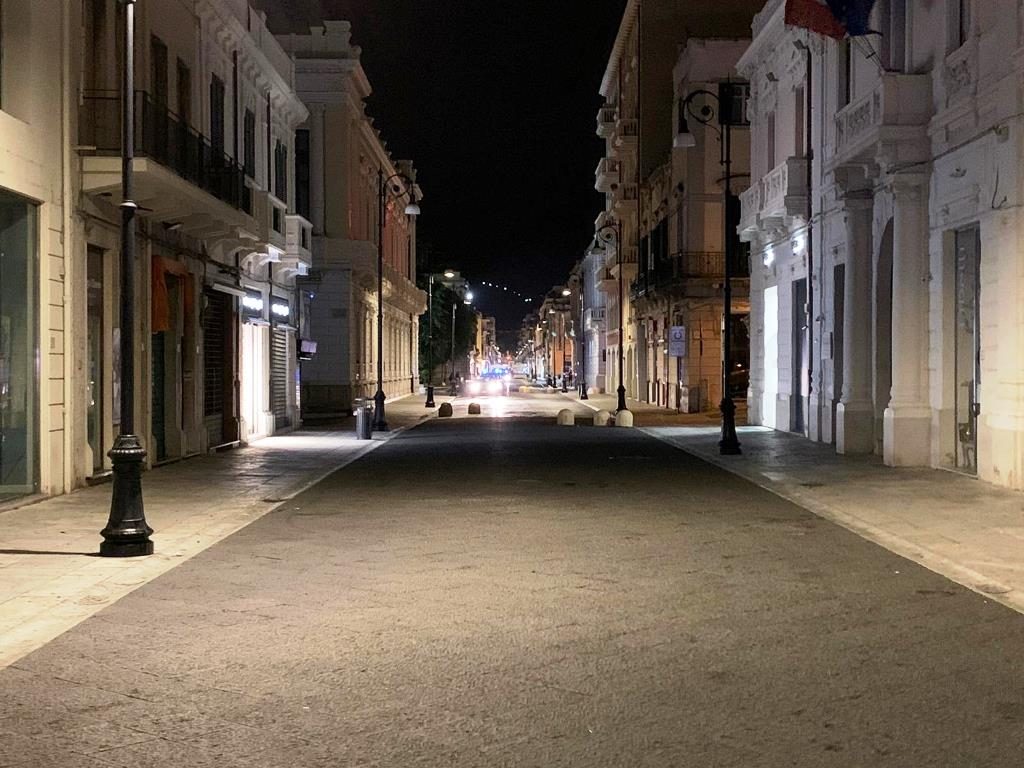 coprifuoco coronavirus reggio calabria 25 ottobre