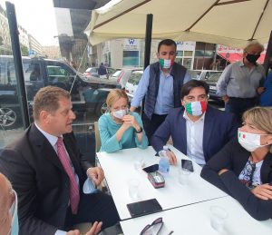 fratelli d'italia Paratore, Meloni, Pogliese, Amata