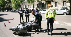 incidente motociclo