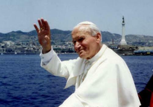 papa vojtyla giovanni paolo II messina