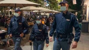 polizia controllo covid