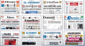 rassegna stampa 25 ottobre 2020