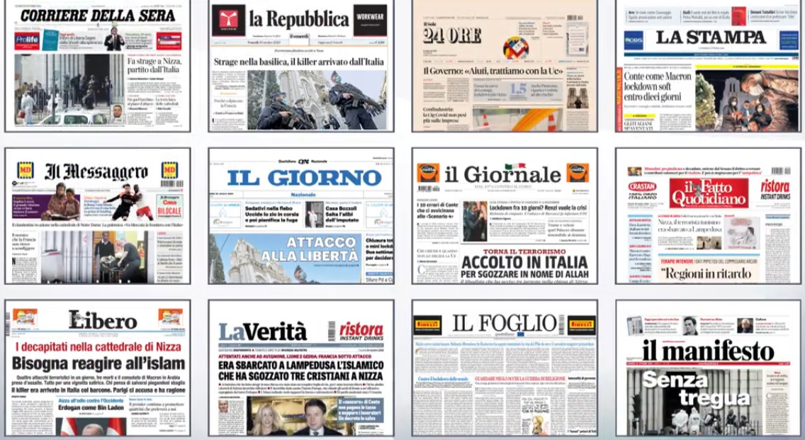 rassegna stampa 30 ottobre 2020