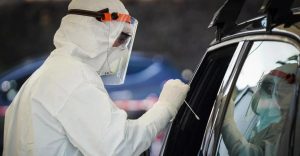 tampone coronavirus covid drive in