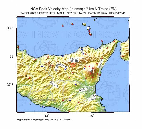 terremoto troina enna