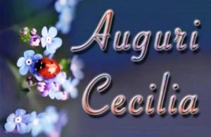Auguri cecilia