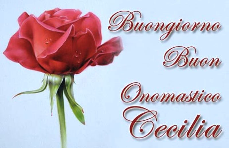Auguri cecilia
