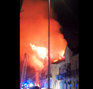 incendio messina