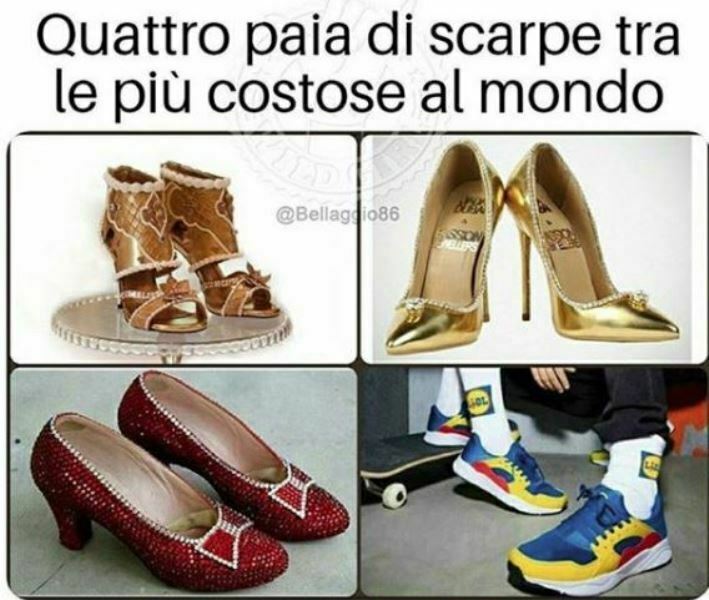 meme scarpe lidl