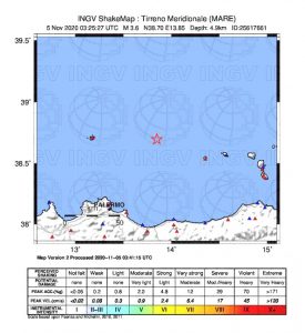 terremoto sicilia tirreno meridionale