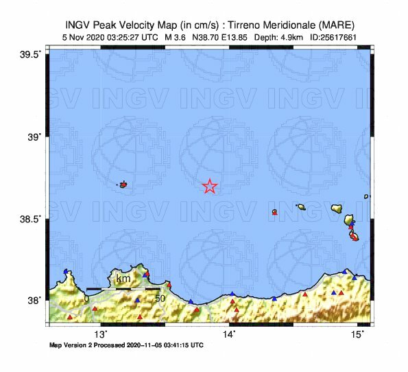 terremoto sicilia tirreno meridionale
