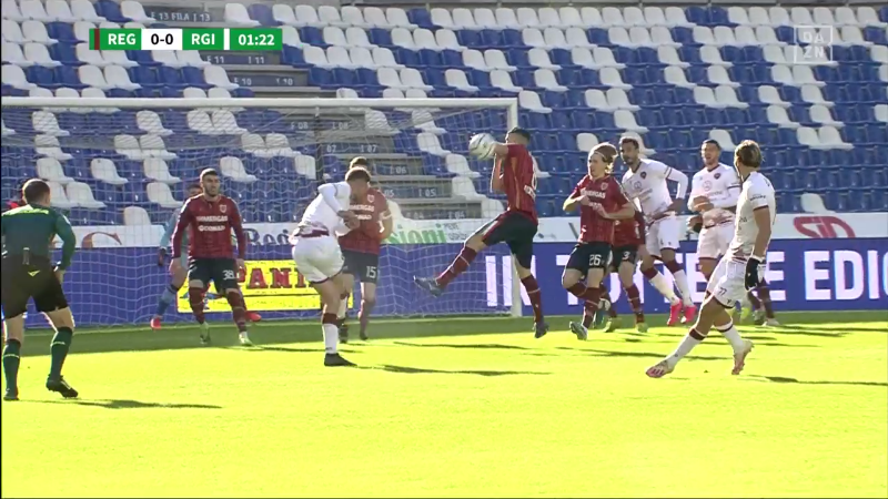 Rigore Reggiana-Reggina