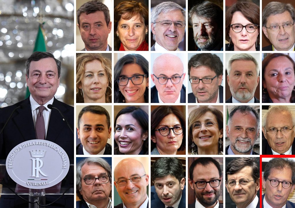 Governo Draghi ministri