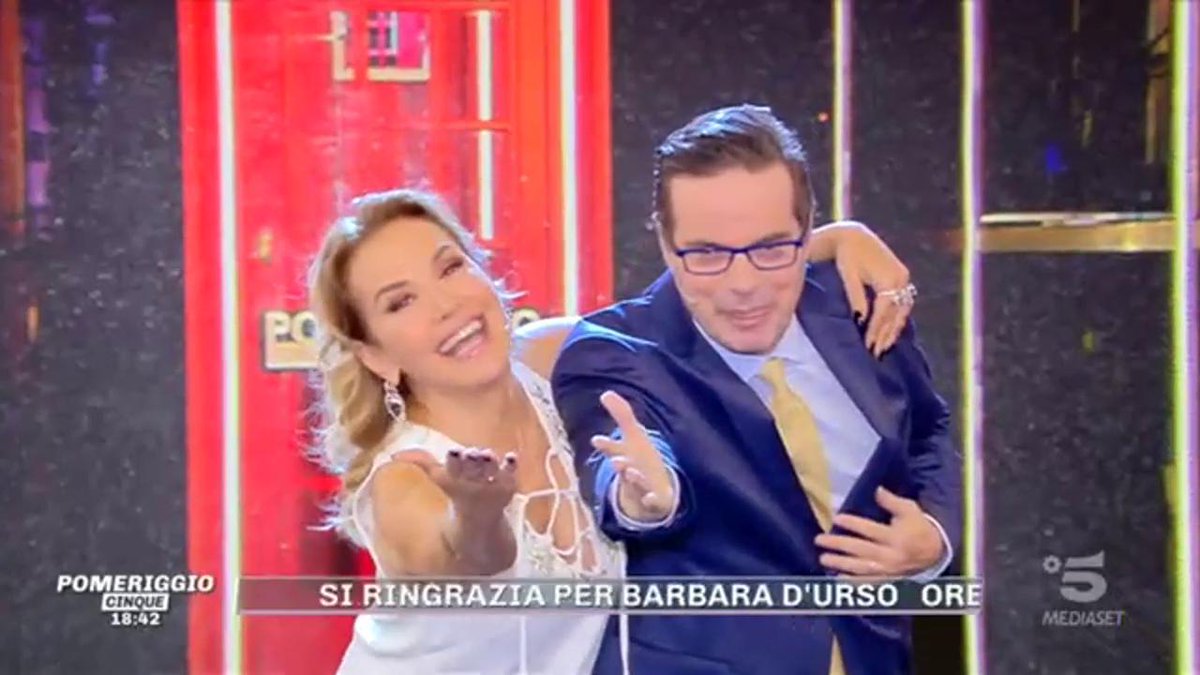 barbara d’urso klaus davi