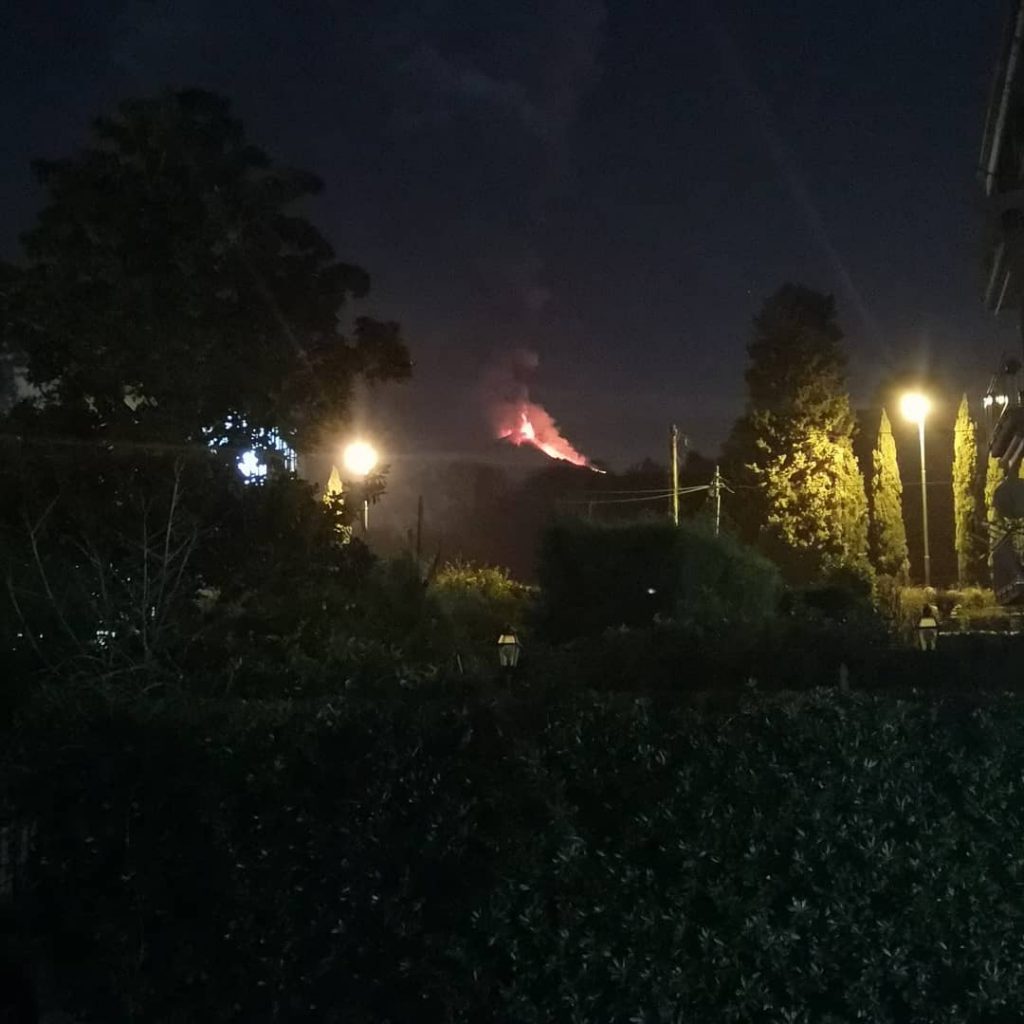 eruzione etna 24 febbraio 2021
