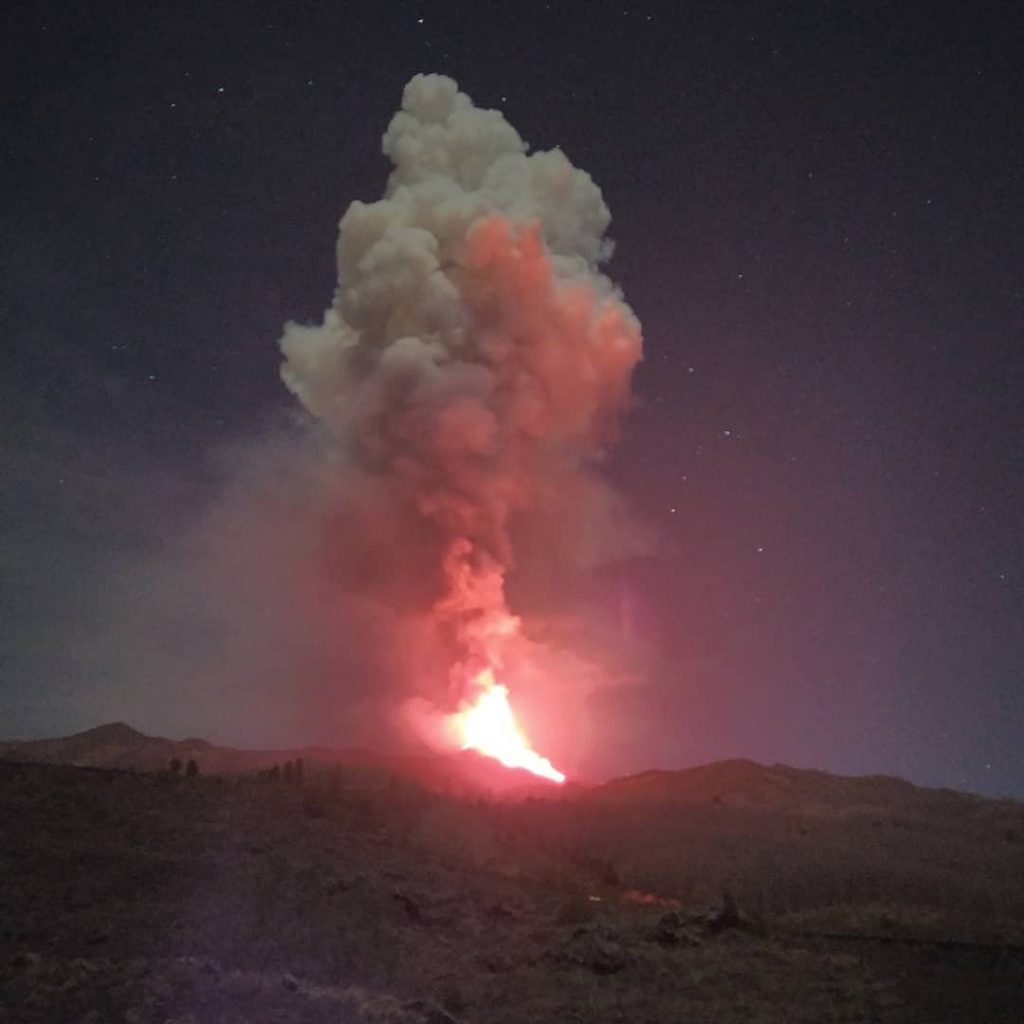 eruzione etna 24 febbraio 2021