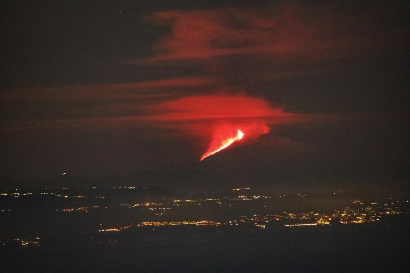 eruzione etna 24 febbraio 2021