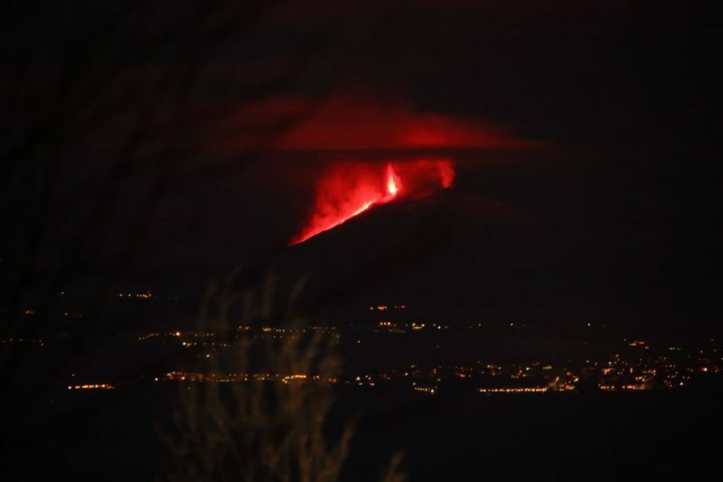 eruzione etna 24 febbraio 2021