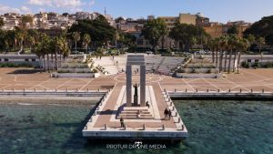 arena dello stretto reggio calabria vista dall'alto