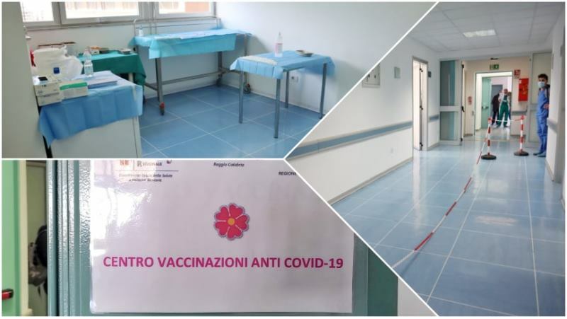 centro vaccinazioni anti covid-19 gom reggio calabria
