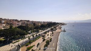 lungomare italo falcomatà reggio calabria vista dall'alto