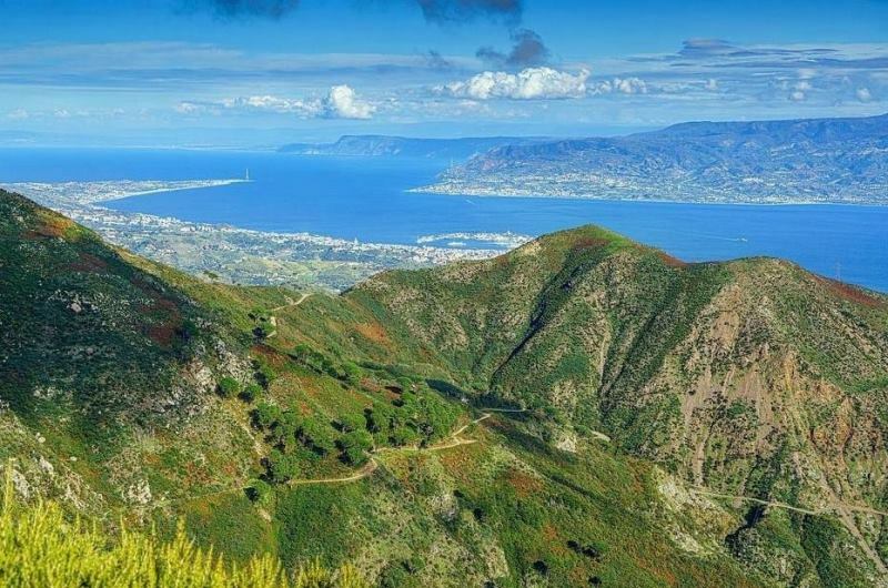 monti peloritani stretto di messina