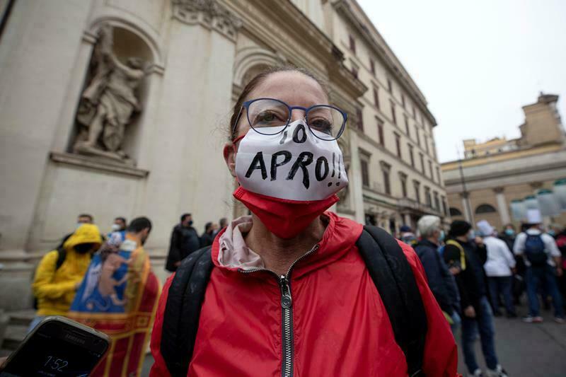 Protesta Io Apro Roma