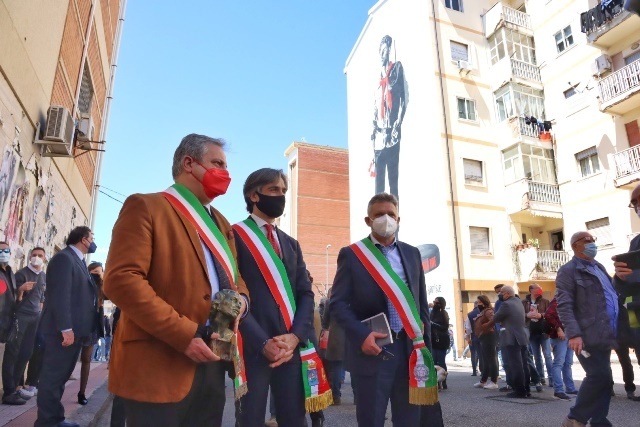 inaugurazione murales botteghelle reggio calabria
