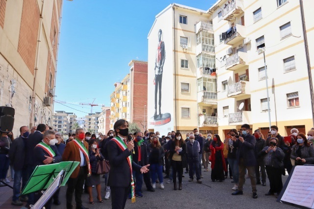 inaugurazione murales botteghelle reggio calabria