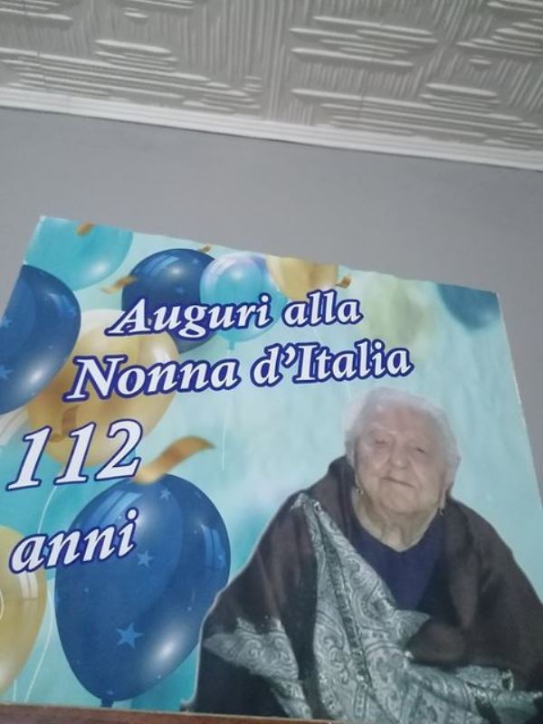 nonna d'italia 112 anni