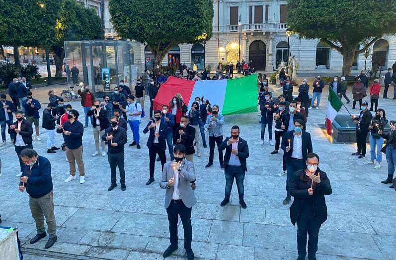 protesta coprifuoco reggio calabria