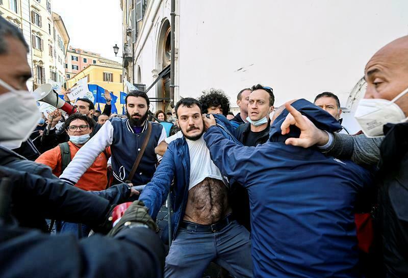 roma lavoratori governo protesta coronavirus