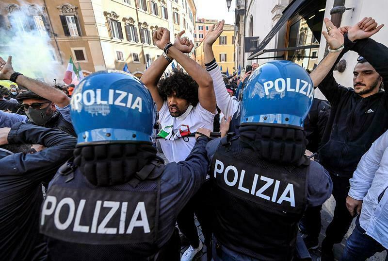roma lavoratori governo protesta coronavirus