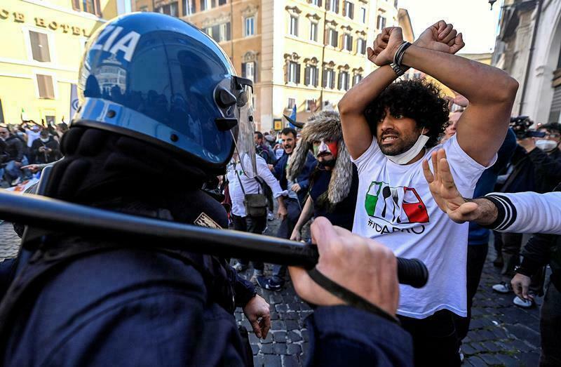 roma lavoratori governo protesta coronavirus