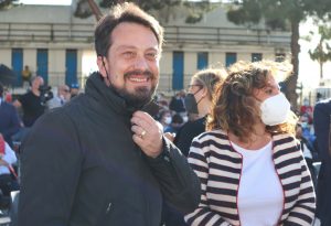 Inaugurazione Waterfront Reggio Calabria presidente della Reggina Gallo