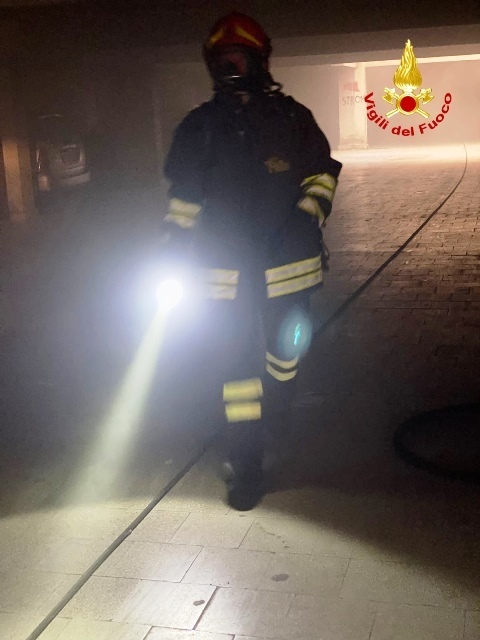 Incendio messina