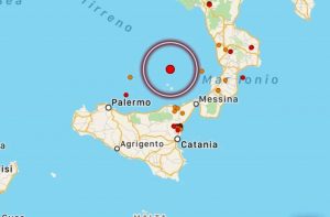 Scossa terremoto Isole Eolie