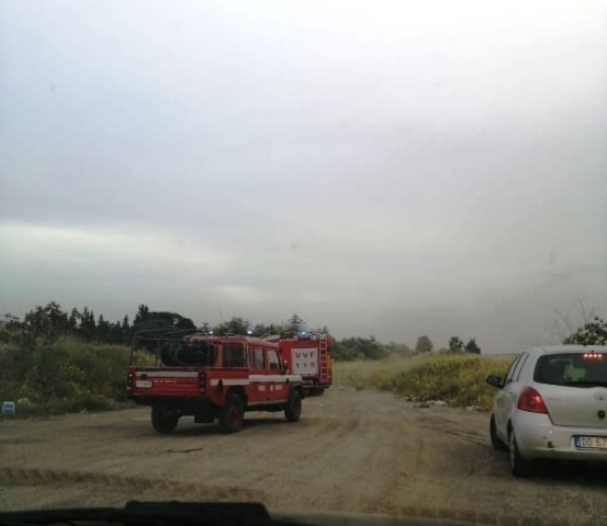 Vigili Fuoco incendio mercati generale