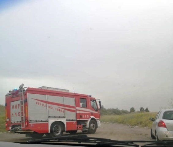 Vigili Fuoco incendio mercati generale