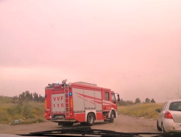 Vigili Fuoco incendio mercati generale