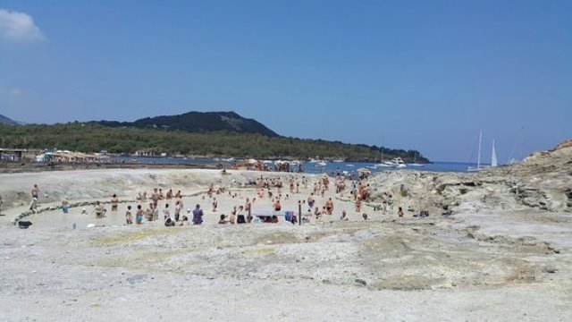 bandiera blu vulcano acque termali