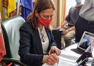 enza bruno bossio firma patto del ponte villa san giovanni