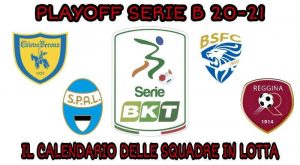 playoff serie b calendario reggina spal chievo brescia