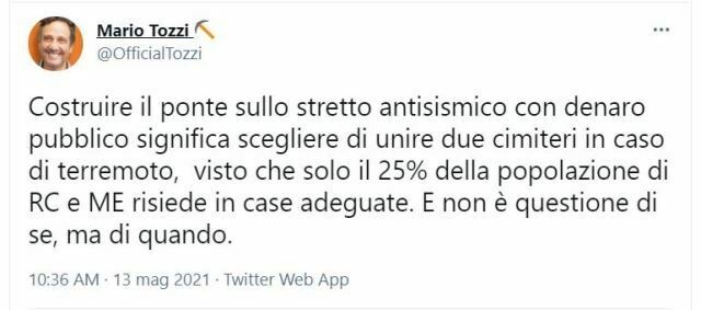 tweet mario tozzi