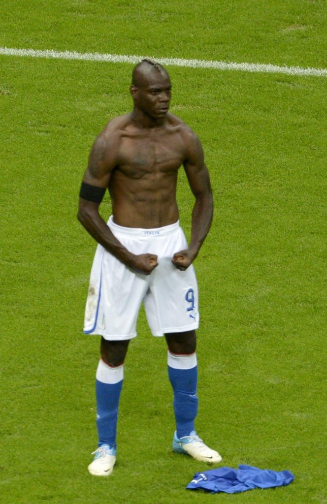 Balotelli con l'Italia