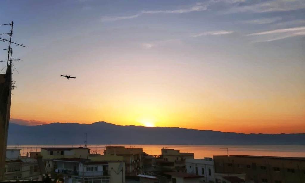Canadair a reggio calabria