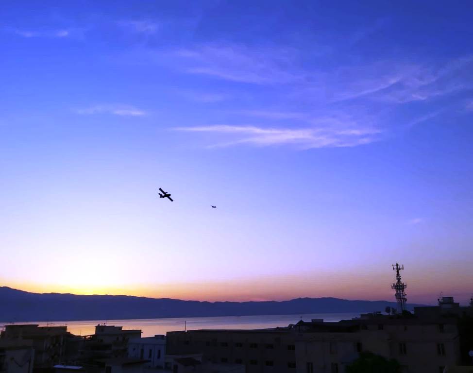 Canadair a reggio calabria